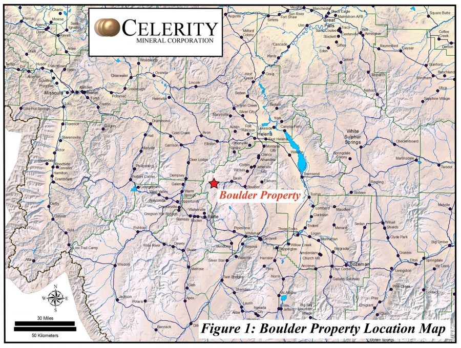 Figure 1 Boulder property location map-2000